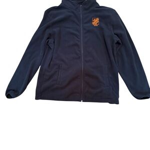 Men’s Dunbrooke Home Depot Black Fleece Jacket EUC Size Large